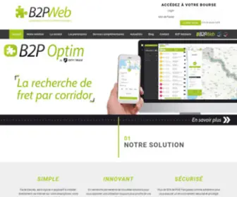 B2Pweb.com(La Bourse de Fret des Professionnels du Transport) Screenshot