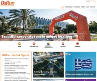 B2Run.com(Corporate Running Events) Screenshot
