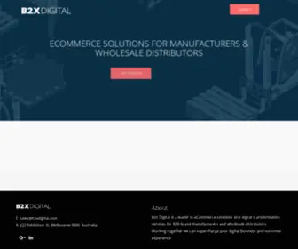 B2Xdigital.com(The B2B eCommerce Association) Screenshot