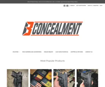 B3Concealment.com(B3 Concealment) Screenshot