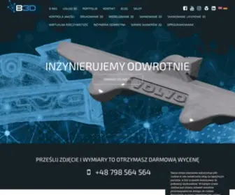 B3D.com.pl(Technologia addytywne) Screenshot