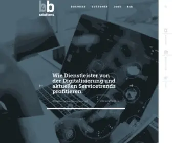 B4B-Solutions.com(Ihr Partner für Customer Experience. Unsere Mission) Screenshot