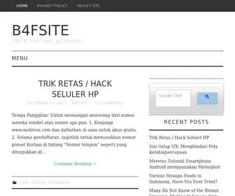 B4F.site(Trick, tips and blogging) Screenshot