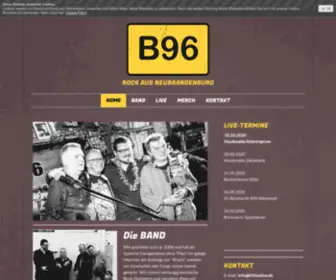 B96Online.de(Rock-Cover-Songs aus Neubrandenburg) Screenshot