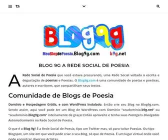 B9G.net(A Rede Social de Poesia Blogs de Poesia) Screenshot