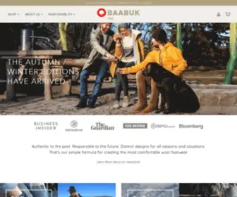 Baabuk.com(Wool Sneakers & Wool Slippers) Screenshot