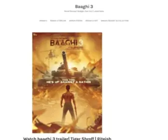 Baaghi3.com(Baaghi 3 Movie Download) Screenshot