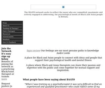 Baato.co.uk(Black and Asian Therapists On) Screenshot