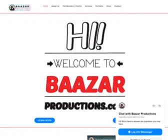 Baazarproductions.com(⋆) Screenshot