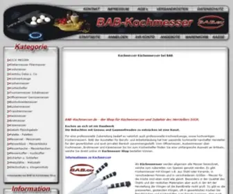 Bab-Kochmesser.de(Küchenmesser) Screenshot