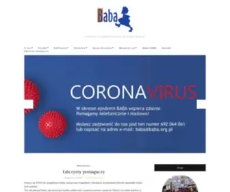 Baba.org.pl(LUBUSKIE STOWARZYSZENIE NA RZECZ KOBIET) Screenshot