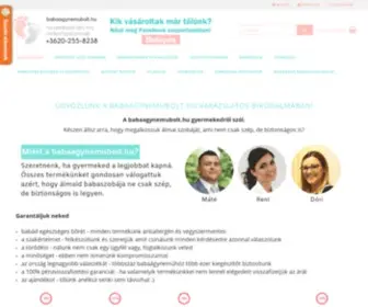 Babaagynemubolt.hu(Babaágynemű bolt webáruház) Screenshot