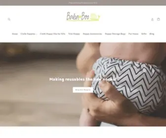 Babaandboo.com(Boo Cloth Nappies // Planet Friendly Baby Boutique) Screenshot