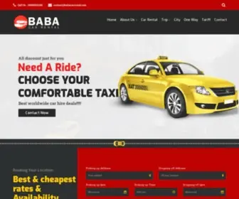 Babacarrental.com(Car Rental Services in India) Screenshot