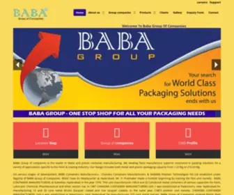 Babaindia.net(BABA Group of companies) Screenshot