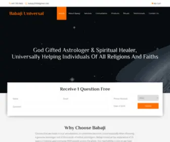 Babajiuniversal.com(Connect with god gifted best astrologer in Canada) Screenshot