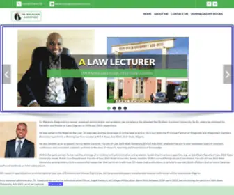 Babalolaabegunde.com(The Official Website Of Dr) Screenshot