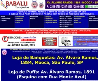 Babalubanquetas.com.br(Na Babalu você encontra: Banquetas) Screenshot