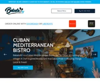 Babaluny.com(Cuban Mediterranean Bistro) Screenshot