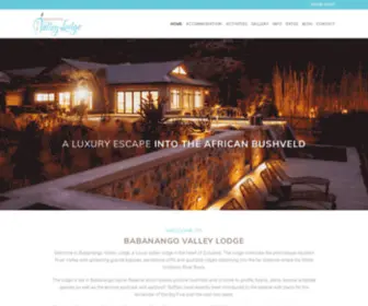 Babanangovalleylodge.co.za(Babanango Valley Lodge) Screenshot