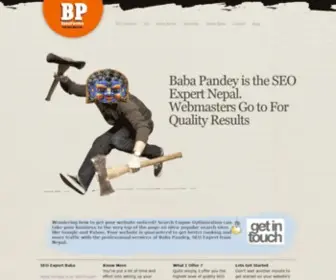 Babapandey.com(SEO Expert and Consultant Baba) Screenshot