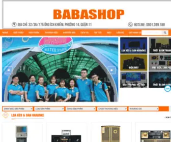 Babashop.vn(Công ty thương mại dịch vụ Babashop chuyên phân phối loa kéo karaoke) Screenshot