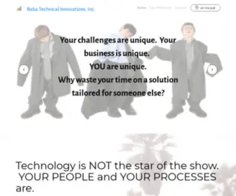 Babatech.com(Baba Technical Innovations) Screenshot