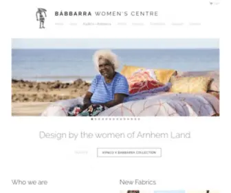 Babbarra.com(Supports Aboriginal women in Maningrida and on surrounding homelands) Screenshot