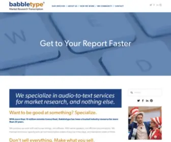 Babbletype.com(Babbletype) Screenshot
