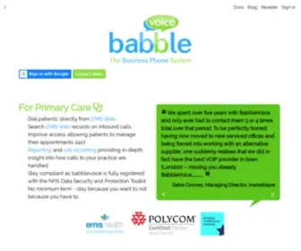Babblevoice.com(Healthcare Phone System) Screenshot