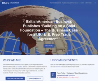 Babc.org(BABN-Britishamerican Buisnessnetwork) Screenshot