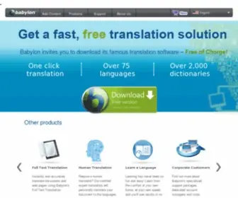 BABCDN.com(Babylon 9 Translation Software and Dictionary Tool) Screenshot