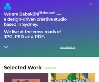 Babekuhl.com(Design-driven creative) Screenshot