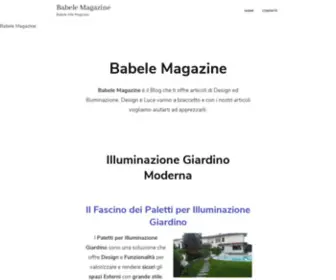 Babelemagazine.it(Babelemagazine) Screenshot