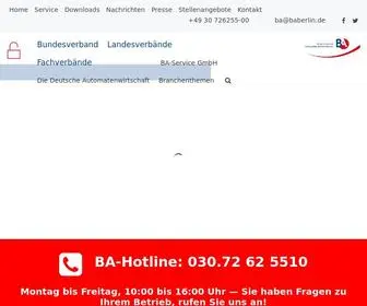 Baberlin.de(Landesverbänden) Screenshot