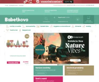 Babetkovo.sk(Kočíky) Screenshot