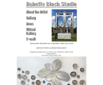 Babettebloch.com(Babette Bloch Sculpture Studio) Screenshot