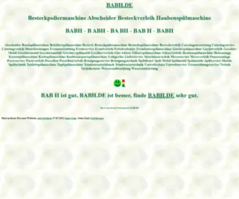 Babh.de(Spülmobil) Screenshot