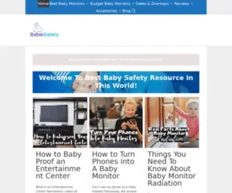 Babiesafety.com(Best Baby Monitor Reviews in 2021) Screenshot