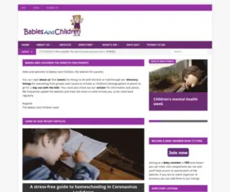 Babiesandchildren.co.uk(Babies and Children) Screenshot
