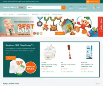 Babies.co.za(Create an Ecommerce Website and Sell Online) Screenshot