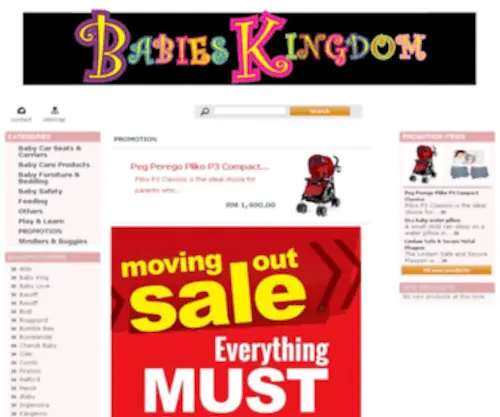 Babieskingdom.com.my(Babies Kingdom) Screenshot