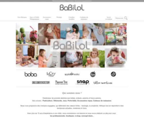 Babilol.com(Grossiste puériculture) Screenshot