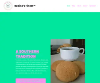 Babinosfinest.com(The Best Tea Cakes in Texas) Screenshot