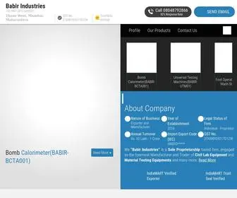 Babirindustries.com(Babir Industries) Screenshot