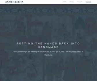 Babitabansal.com(Artist) Screenshot