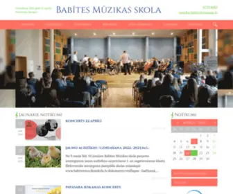 Babitesmuzikasskola.lv(Babitesmuzikasskola) Screenshot