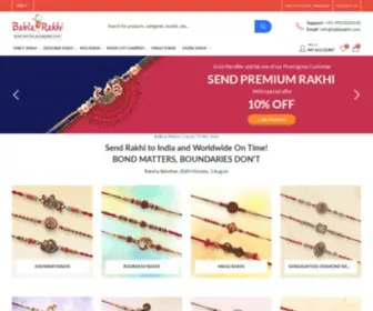 Bablarakhi.com(Send Rakhi to India) Screenshot