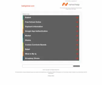 BablGlobal.com(bablglobal) Screenshot
