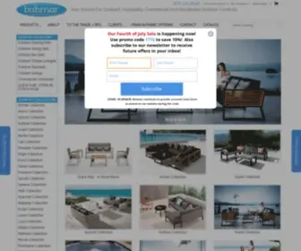 Babmar.com(Commercial Outdoor Furniture) Screenshot